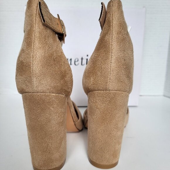 .Chunky Heel Pointed Closed Toe Pump - 7 - Picture 3 of 6